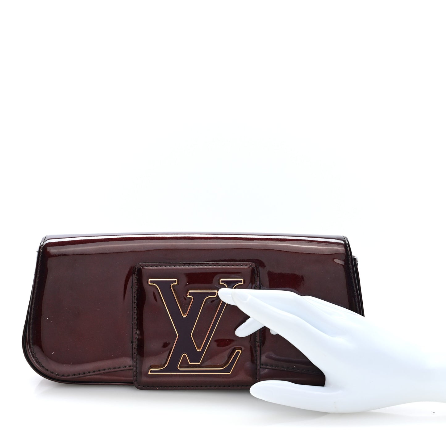 Patent Sobe Clutch Rouge Fauviste