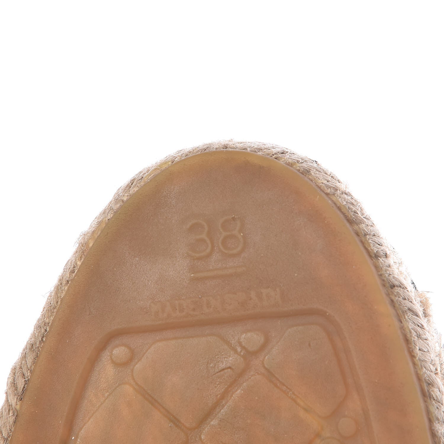 Chanel Lambskin CC Espadrilles 38 Black 8 of 16