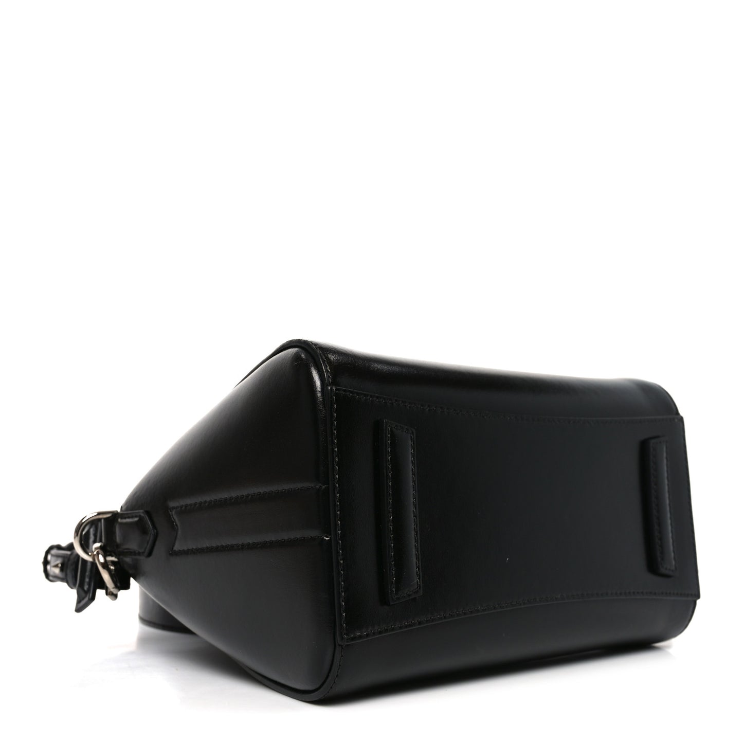 Shiny Lord Calfskin Mini Antigona Black