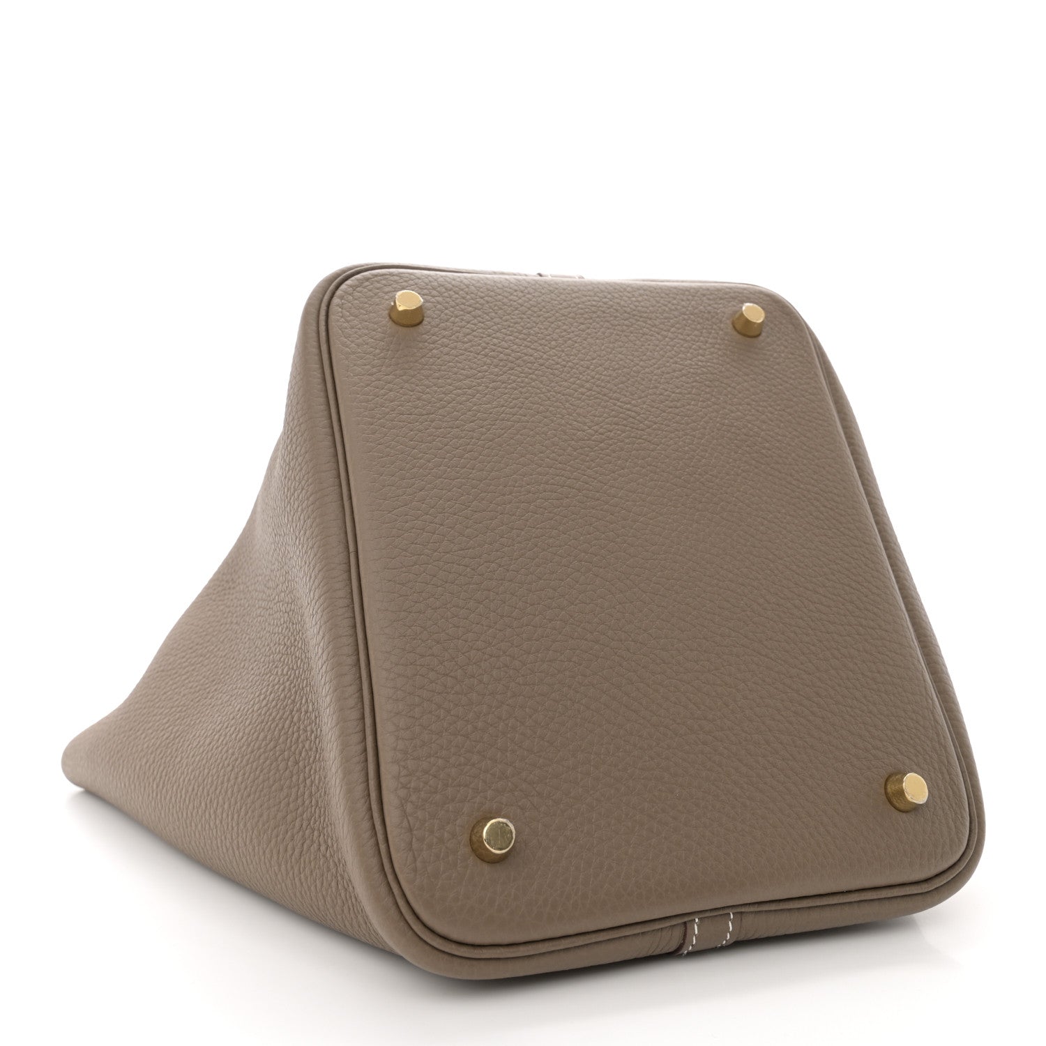 Hermes Taurillon Clemence Picotin Lock 22 MM Etoupe 4 of 10