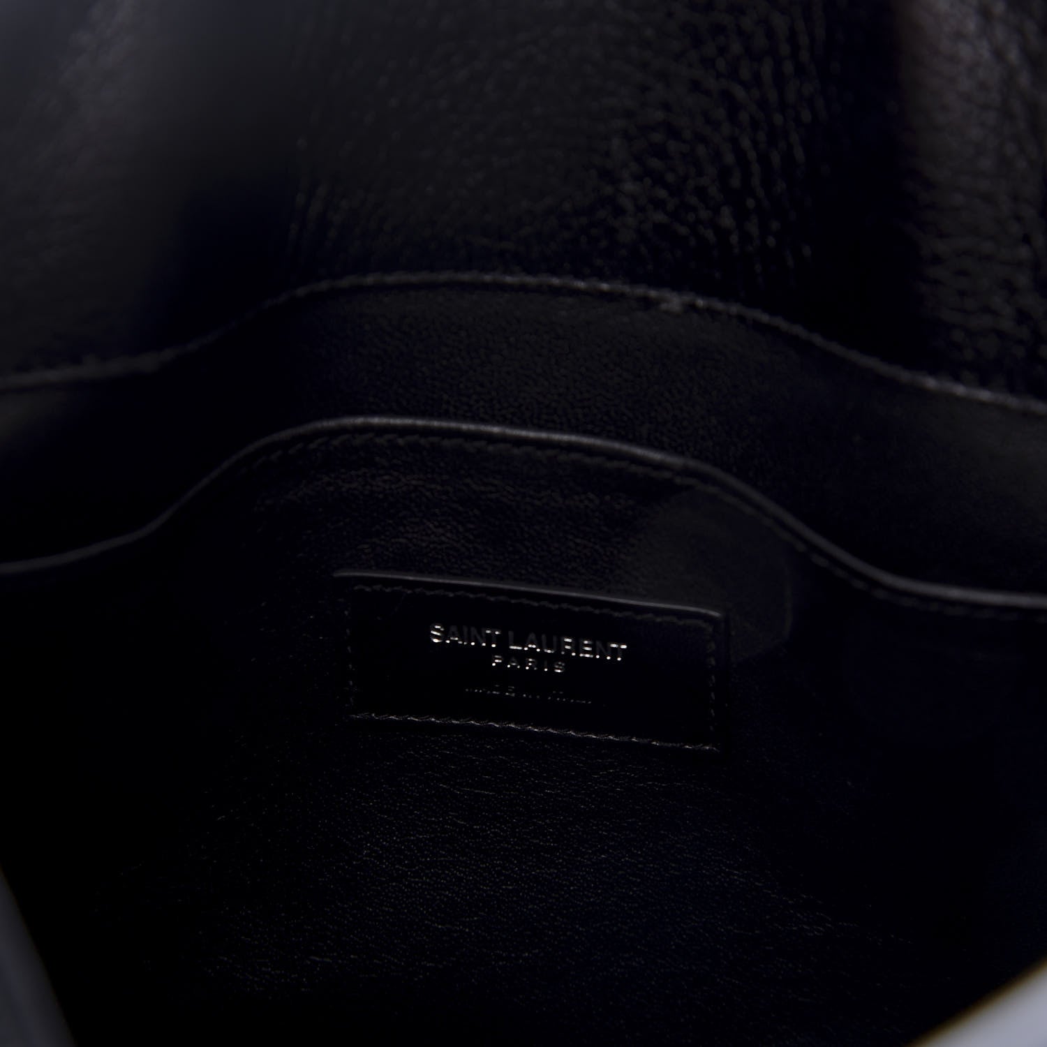 Saint Laurent Calfskin Love Patchwork Baby Sac De Jour Black 9 of 12