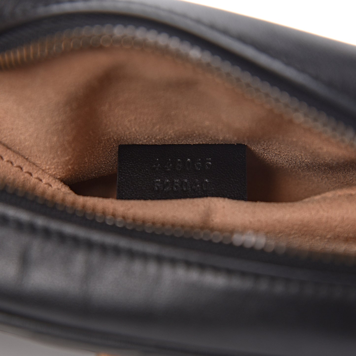 Calfskin Matelasse Mini GG Marmont Chain Shoulder Bag Black
