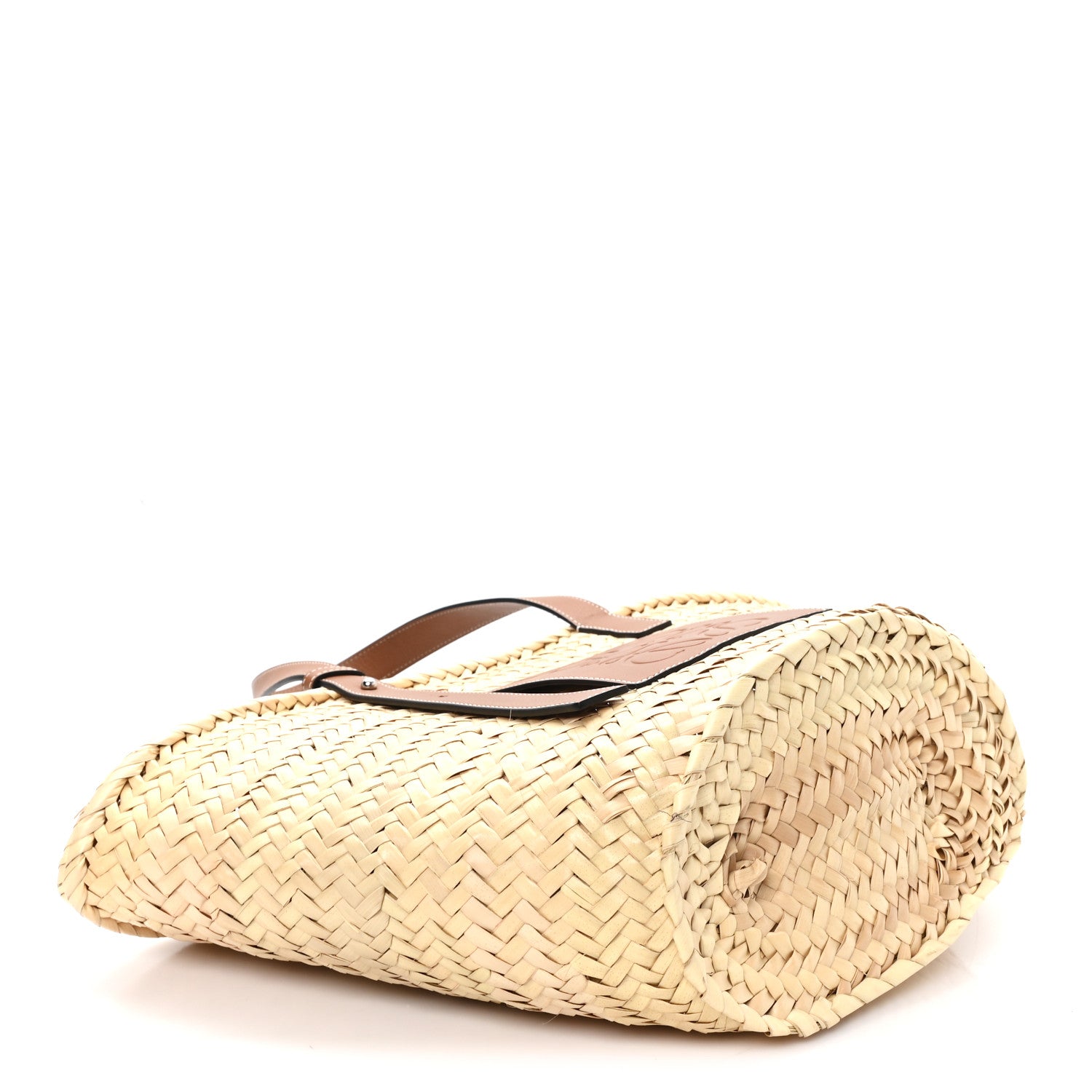 Loewe Raffia Basket Tote Bag Natural Tan 1915948 – FASHIONPHILE