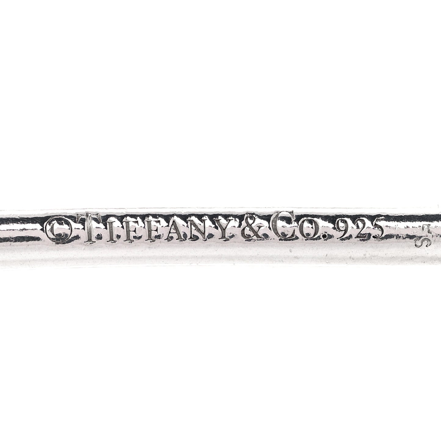 Sterling Silver Vintage Oval Key Pendant