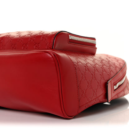 Gucci Guccissima Signature Day Backpack Hibiscus Red 9 of 9