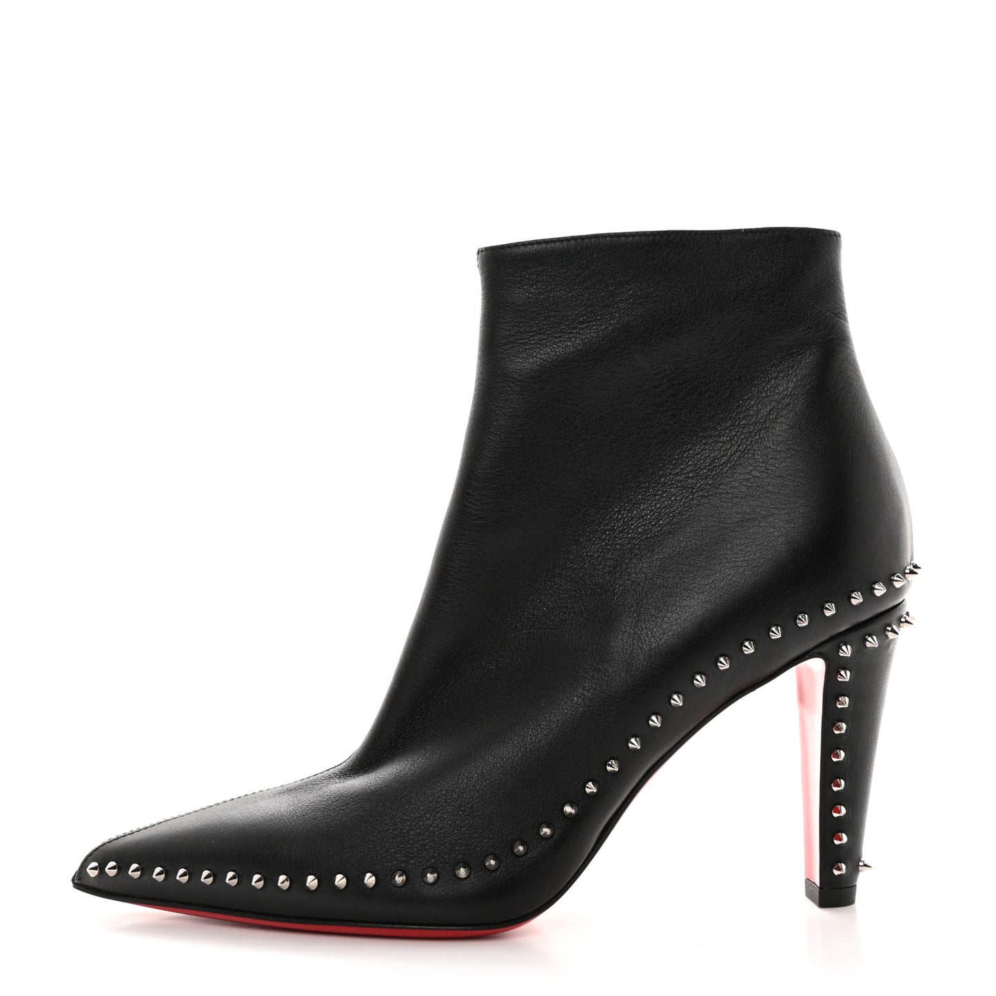 Calfskin Hongroise 85 Ankle Boots 39.5 Black