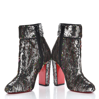 Christian Louboutin Paillettes Moulamax Booties 35.5 Multicolor 8 of 16