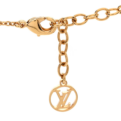 Louis Vuitton Louisette Necklace Gold Silver 5 of 6