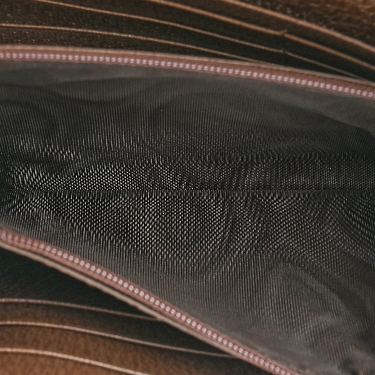 Gucci GG Supreme Monogram Web Ophidia Continental Wallet Brown 6 of 13