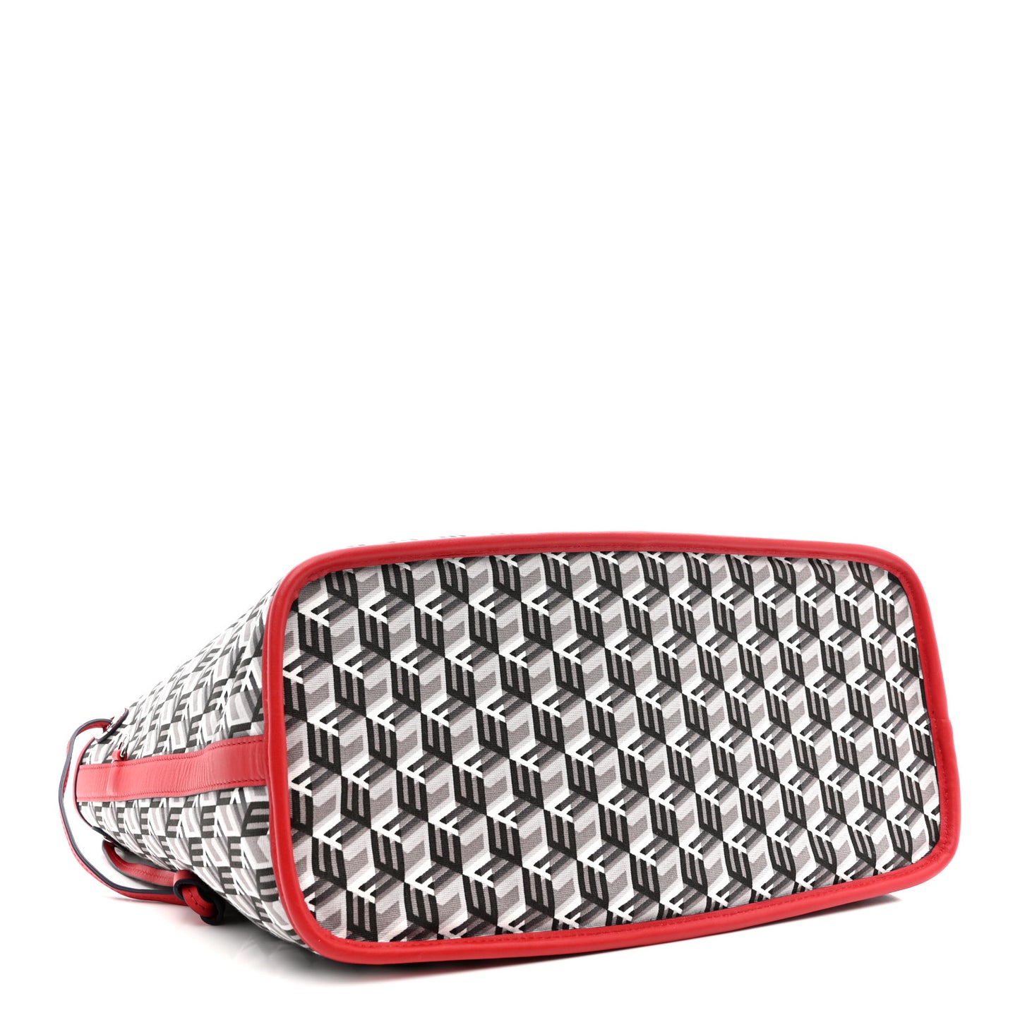 Visetos Medium Liz Reversible Shopper Tote Candy Red