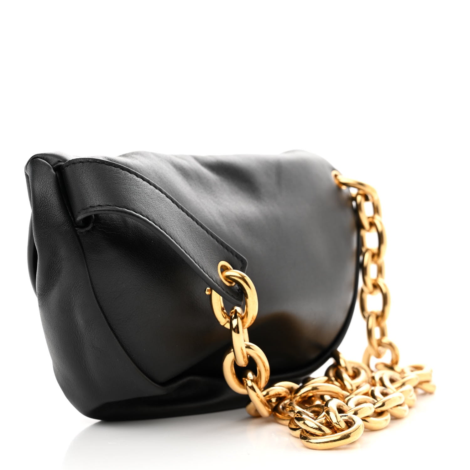 Bottega Veneta Nappa The Belt Chain Pouch Black 3 of 10