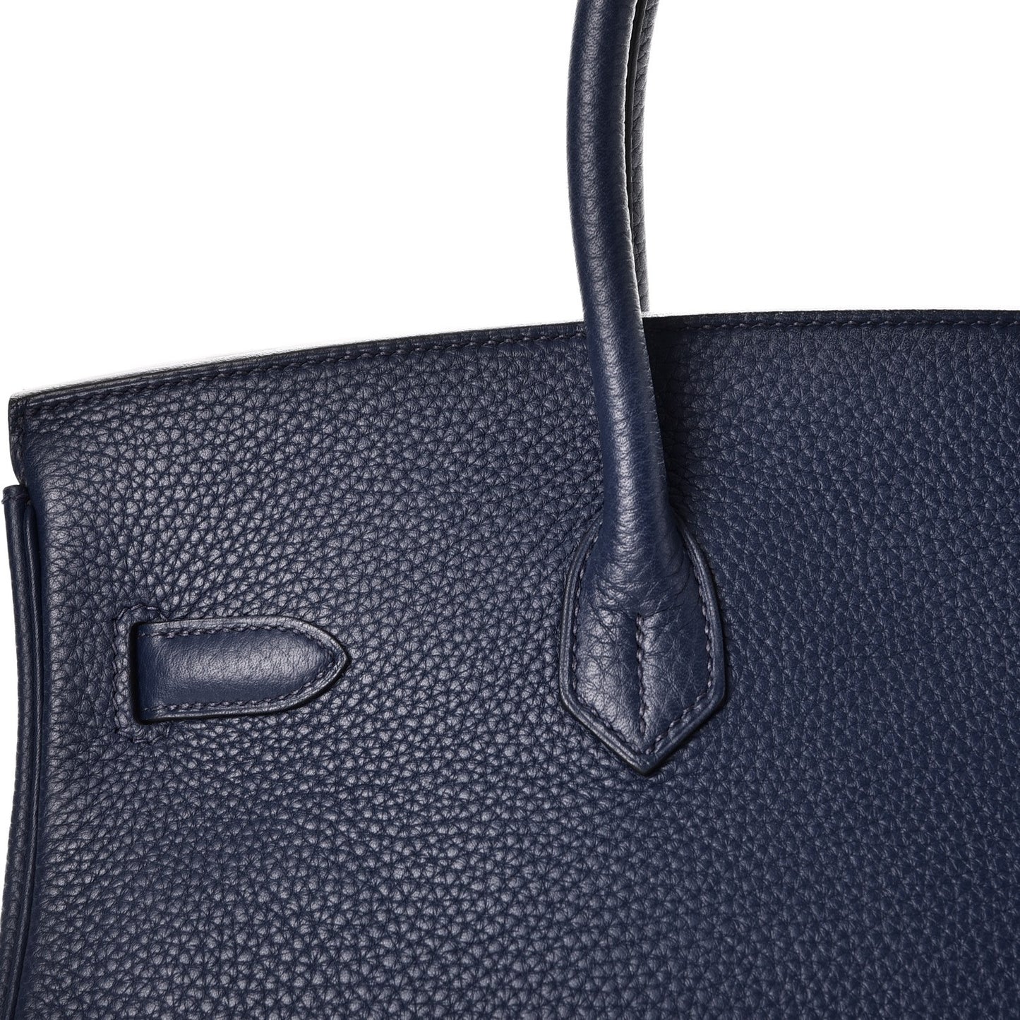 Taurillon Clemence Birkin 35 Bleu Saphir