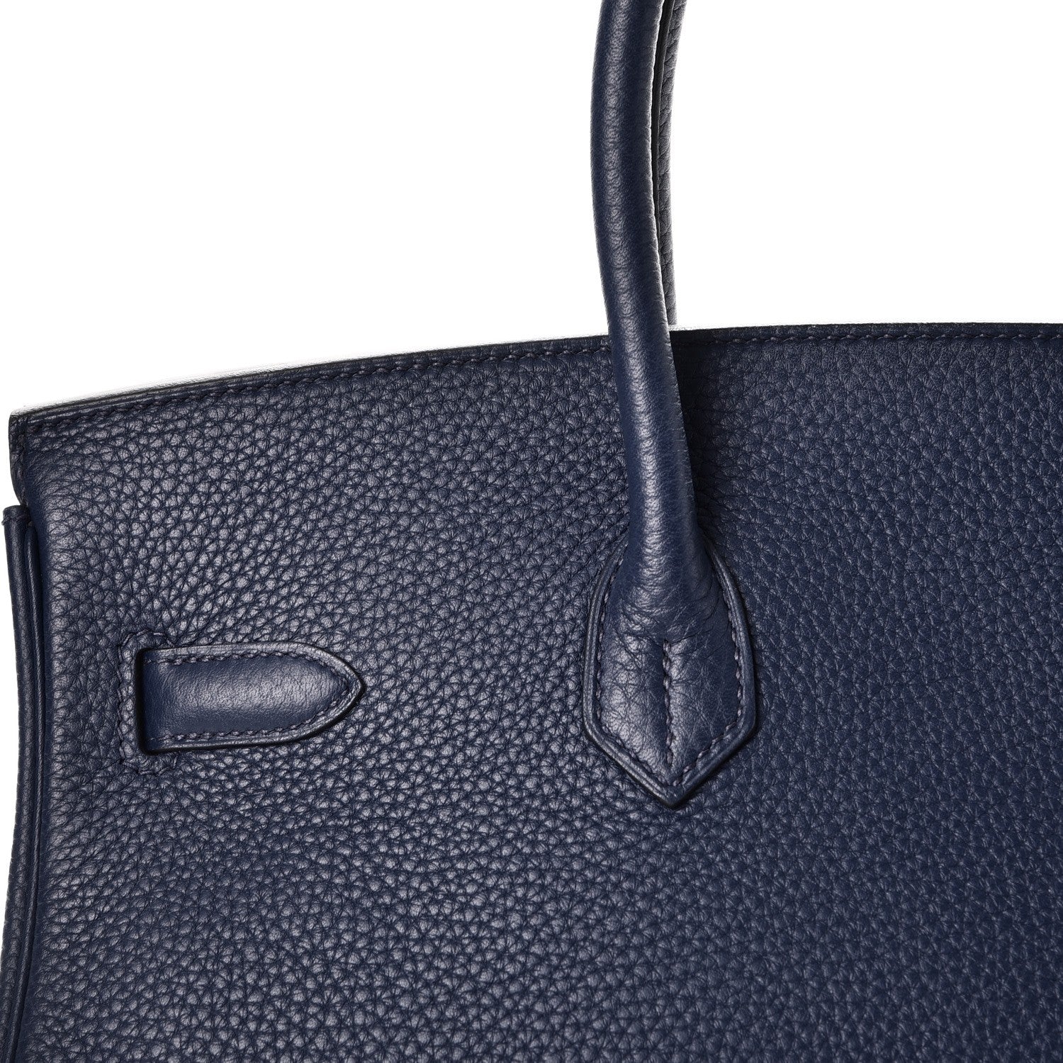 Hermes Taurillon Clemence Birkin 35 Bleu Saphir 31 of 38
