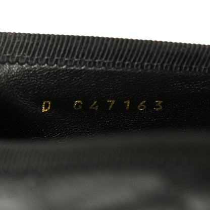 Chanel Lambskin Quilted CC Cambon Ballet Flats 38.5 Black White 9 of 11