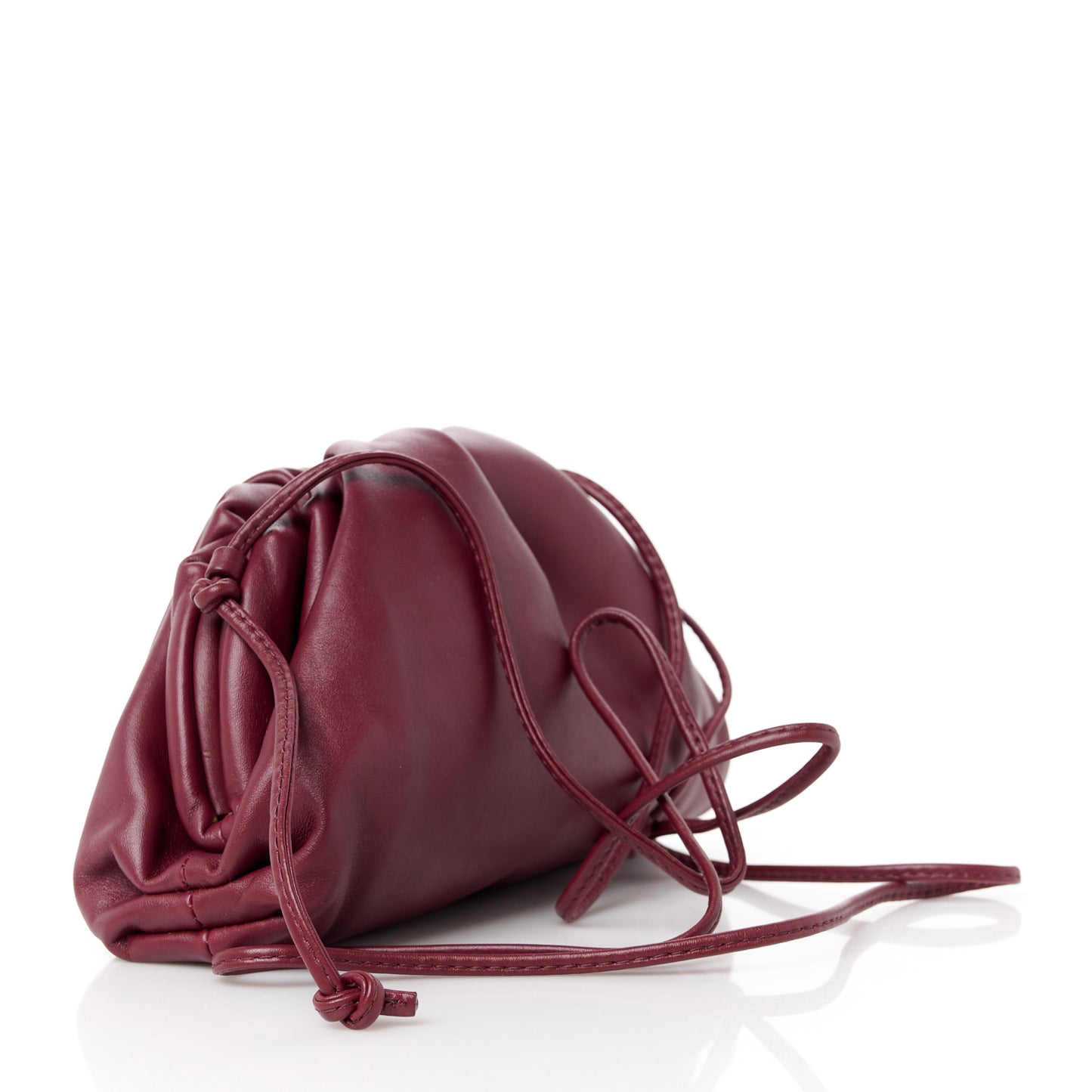 Butter Calfskin The Mini Pouch Bordeaux