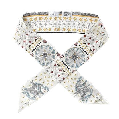 Christian Dior Silk L'Etoile Mitzah Scarf 1 of 4