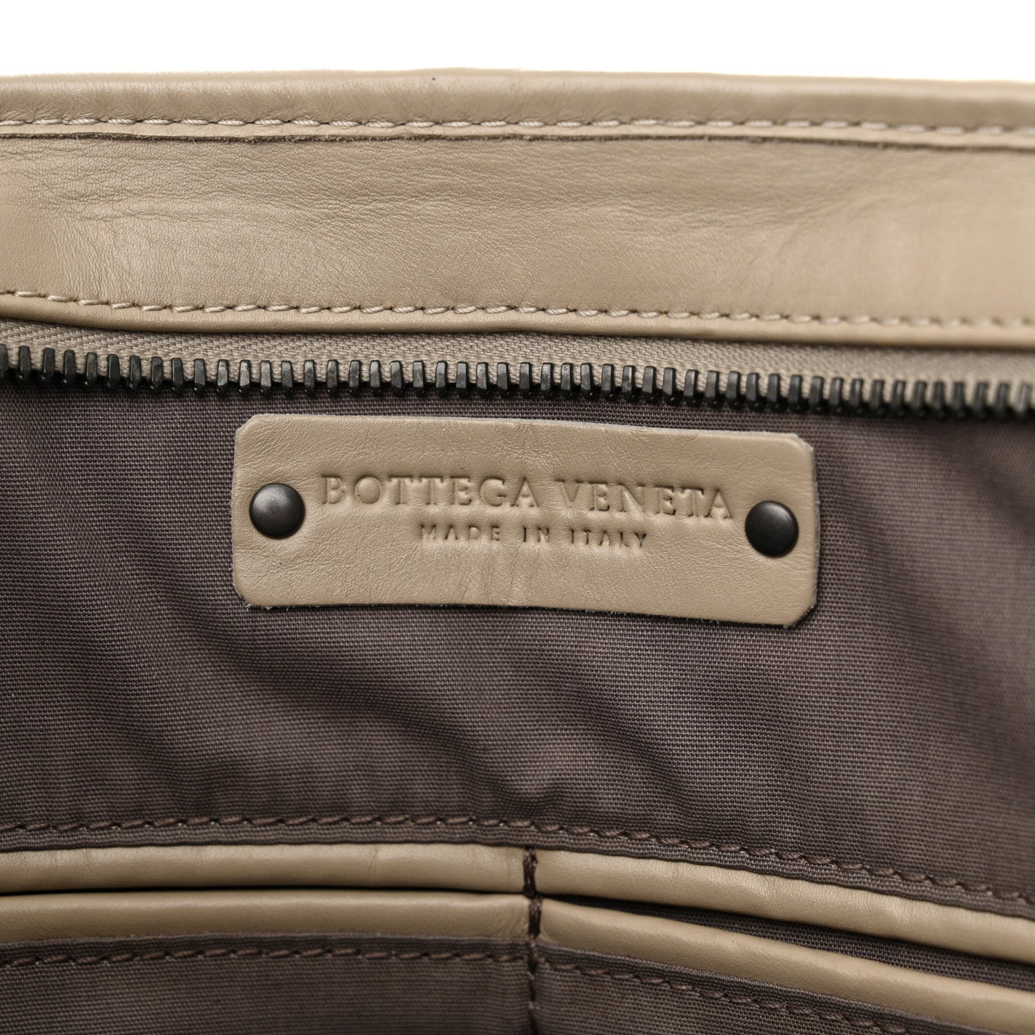 Bottega Veneta Calfskin Leggero Intrecciato Briefcase Mink 6 of 11