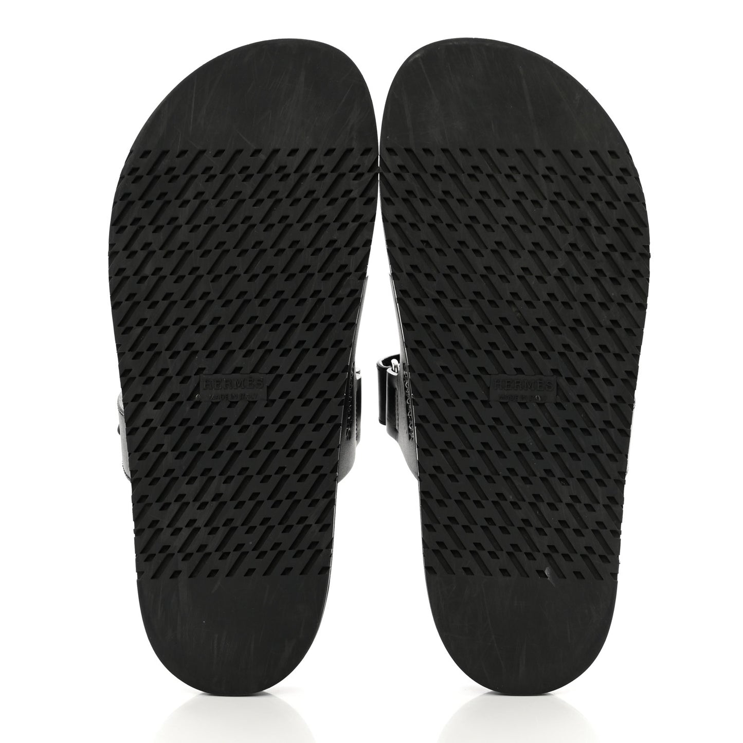 Calfskin Womens Chypre Sandals 40.5 Black