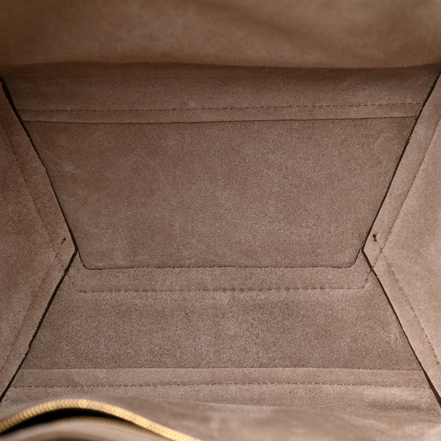 Soft Grained Calfskin Sangle Bucket Bag Taupe