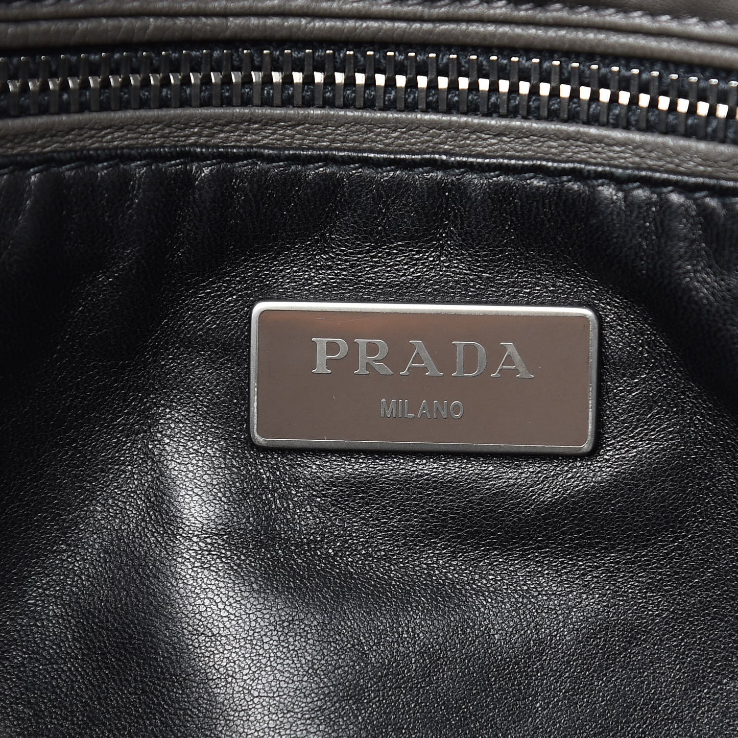 Nappa Bomber Sound Flap Shoulder Bag Ardesia