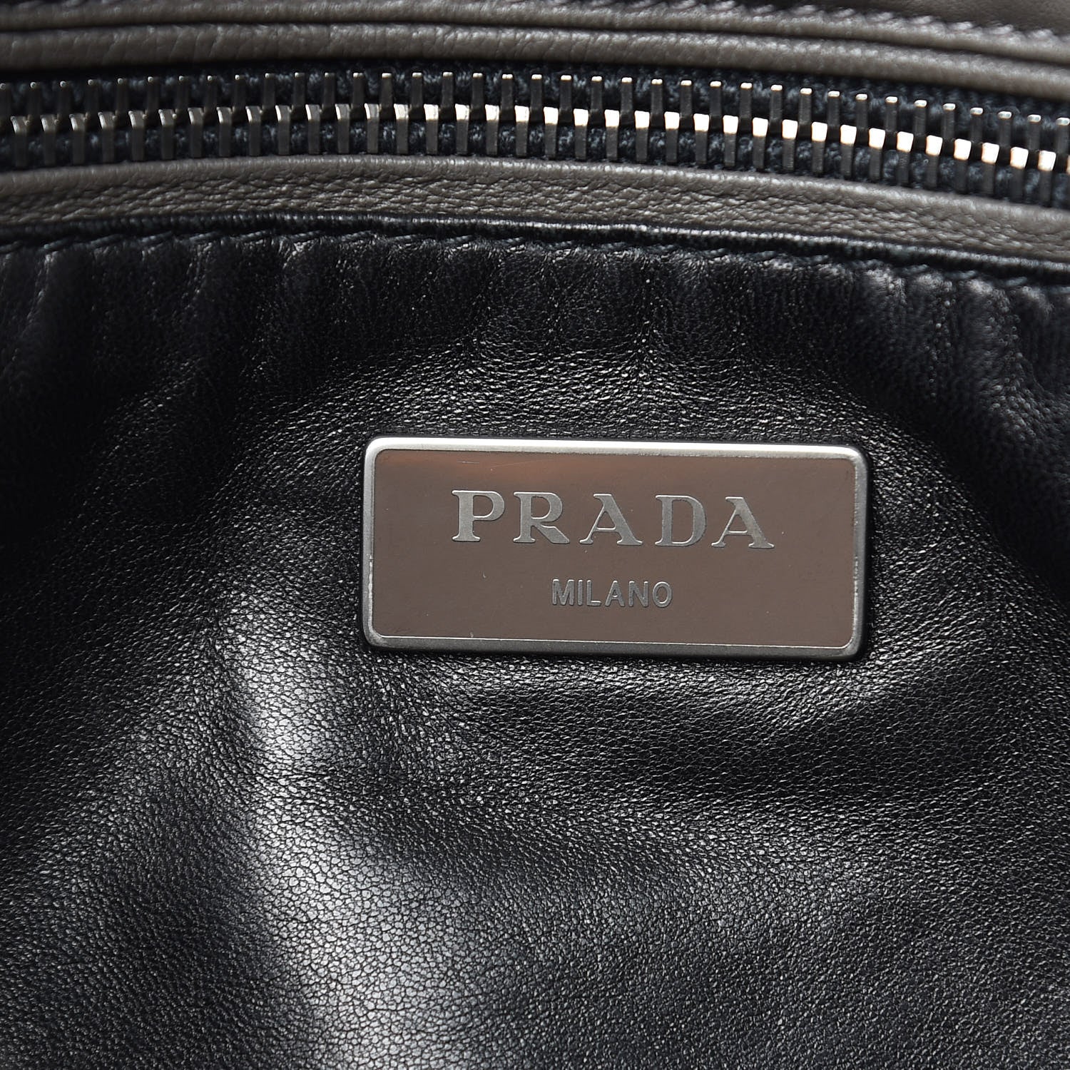 Prada Nappa Bomber Sound Flap Shoulder Bag Ardesia 6 of 11