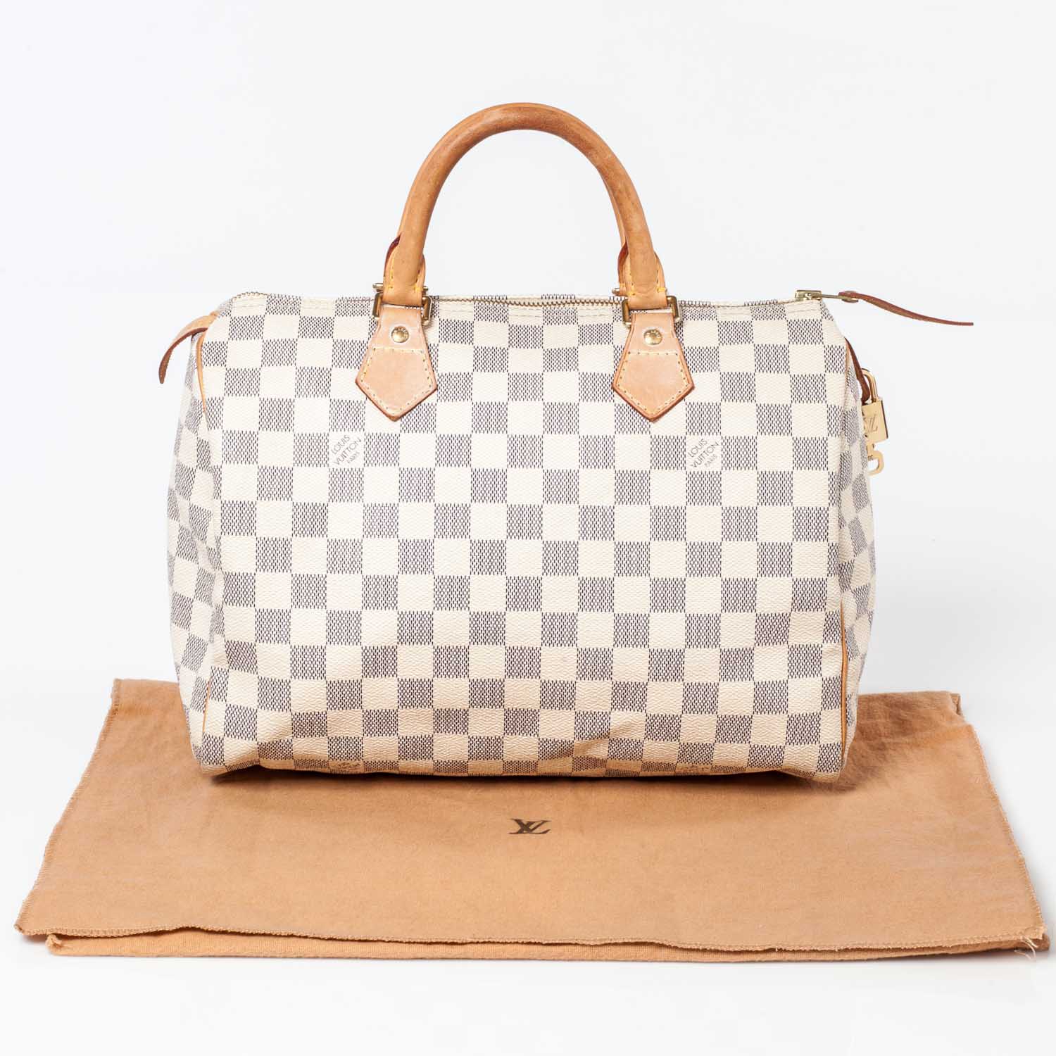 Louis Vuitton Damier Azur Speedy 30 7 of 8