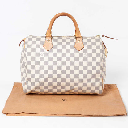 Louis Vuitton Damier Azur Speedy 30 7 of 8