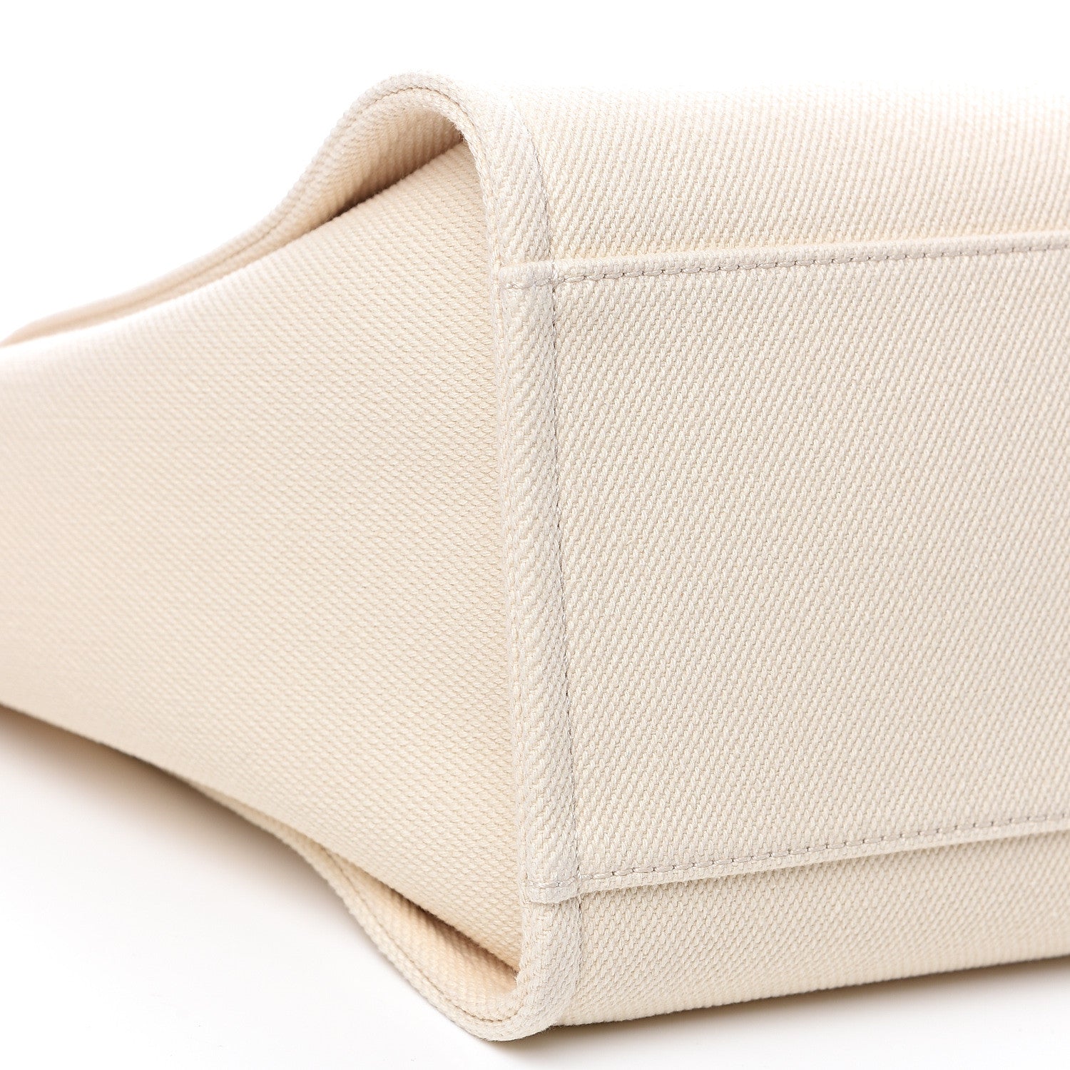 Chanel Canvas Pearl Large Deauville Tote Ecru Beige 7 of 9