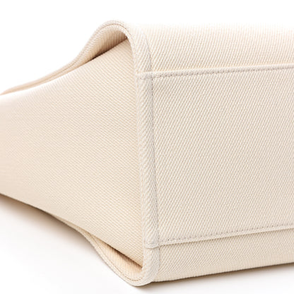 Chanel Canvas Pearl Large Deauville Tote Ecru Beige 7 of 9