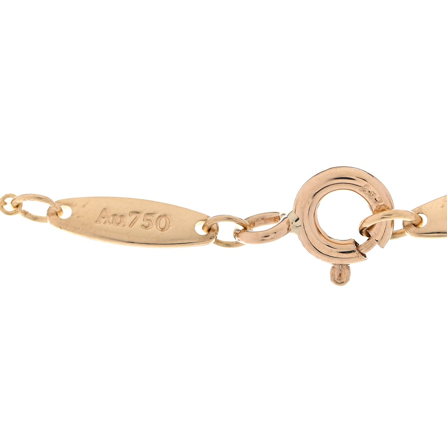 18K Yellow Gold Elsa Peretti Diamonds by the Yard 3 Station Necklace