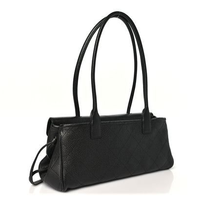 Chanel Grained Calfskin Stitched Urban Essentials Small Shopping Bag Black 3 of 10