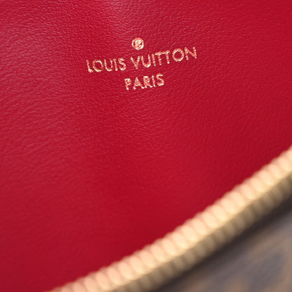 Louis Vuitton Monogram Felicie Chain Wallet Zippered Insert Fuchsia 6 of 8