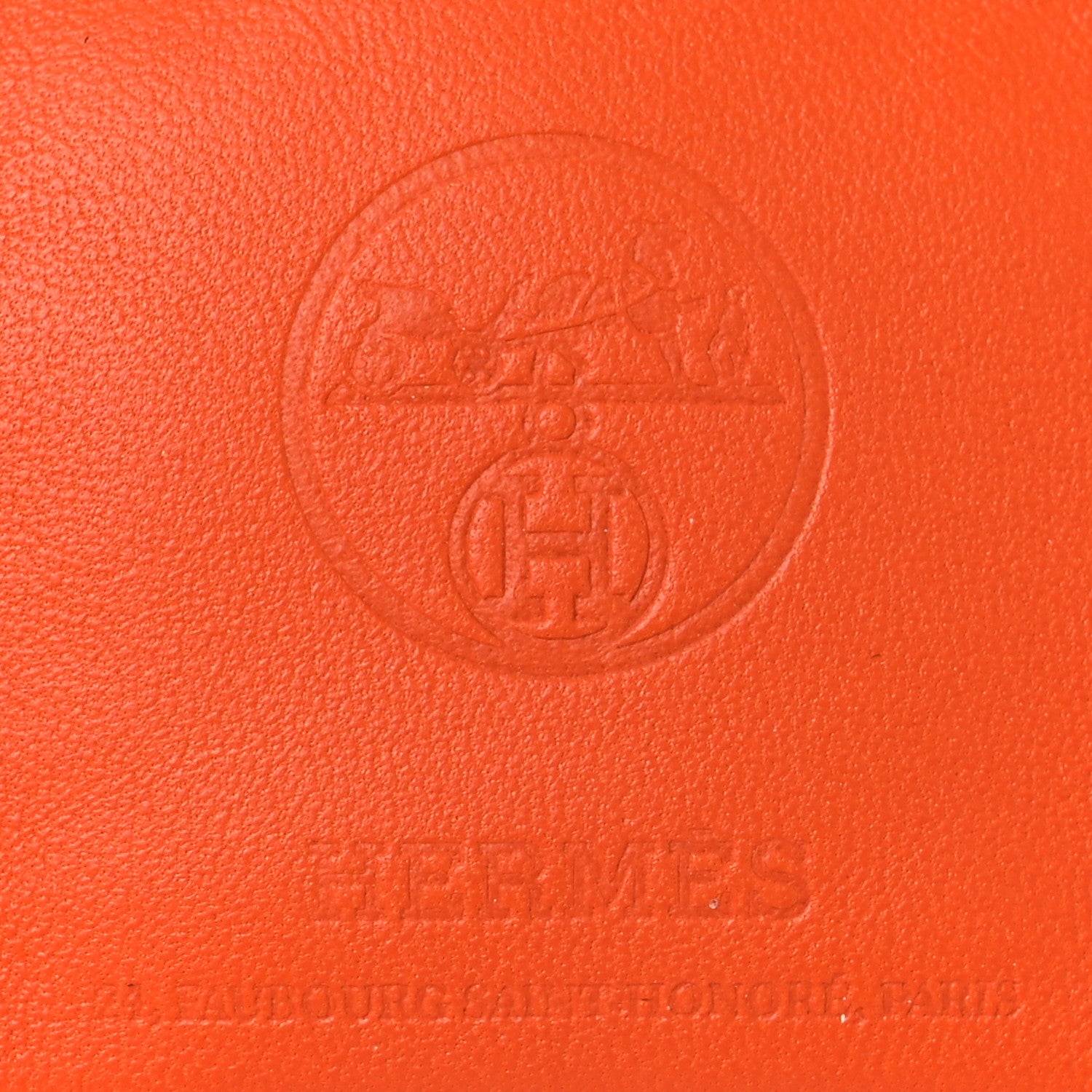 Hermes Milo Lambskin Swift Shopping Bag Charm Feu Gold 4 of 6