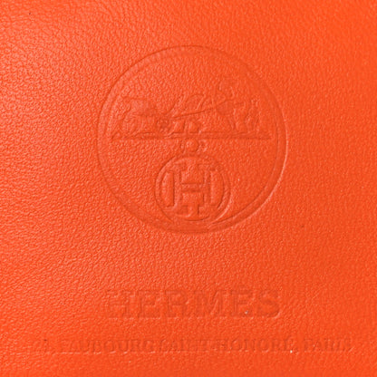 Hermes Milo Lambskin Swift Shopping Bag Charm Feu Gold 4 of 6