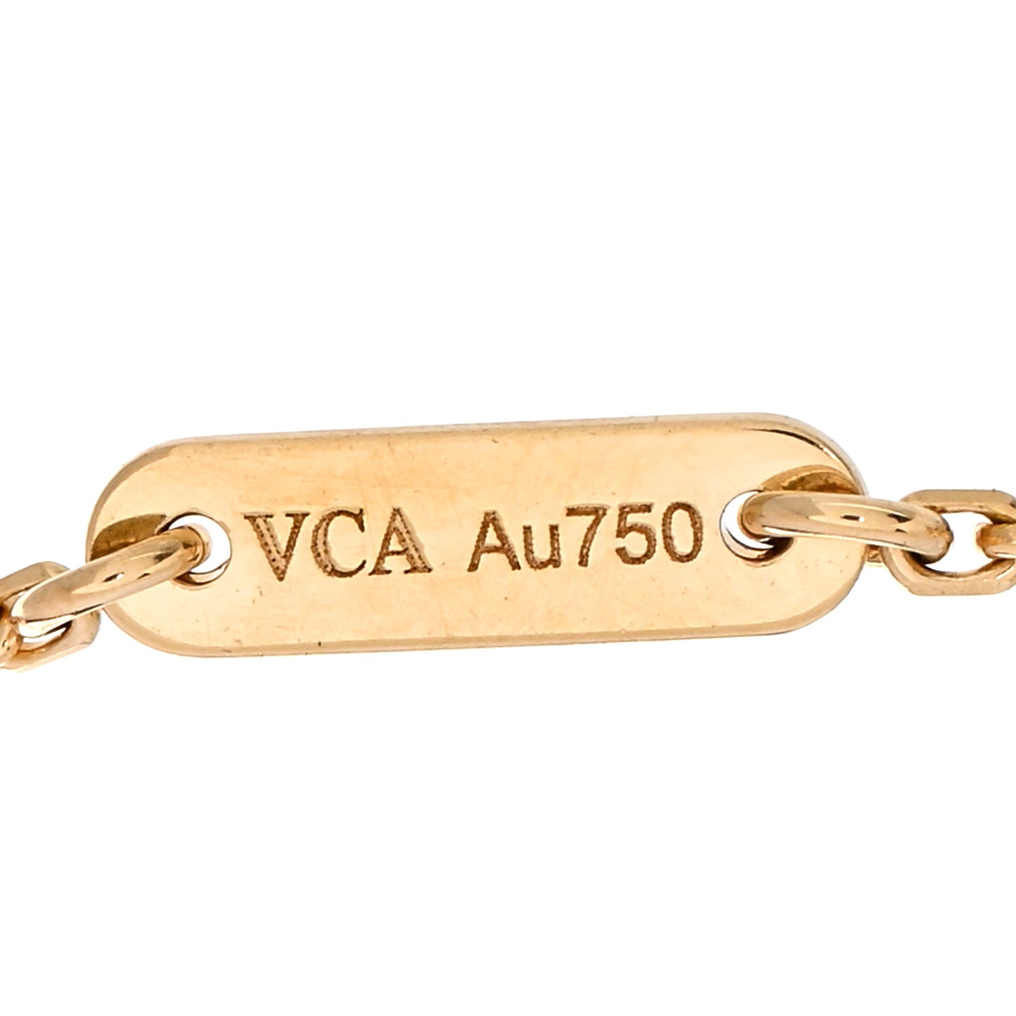 18K Yellow Gold Mother of Pearl Sweet Alhambra Butterfly Bracelet