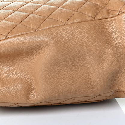 Chanel Caviar Quilted Grand Shopping Tote GST Beige 6 of 7