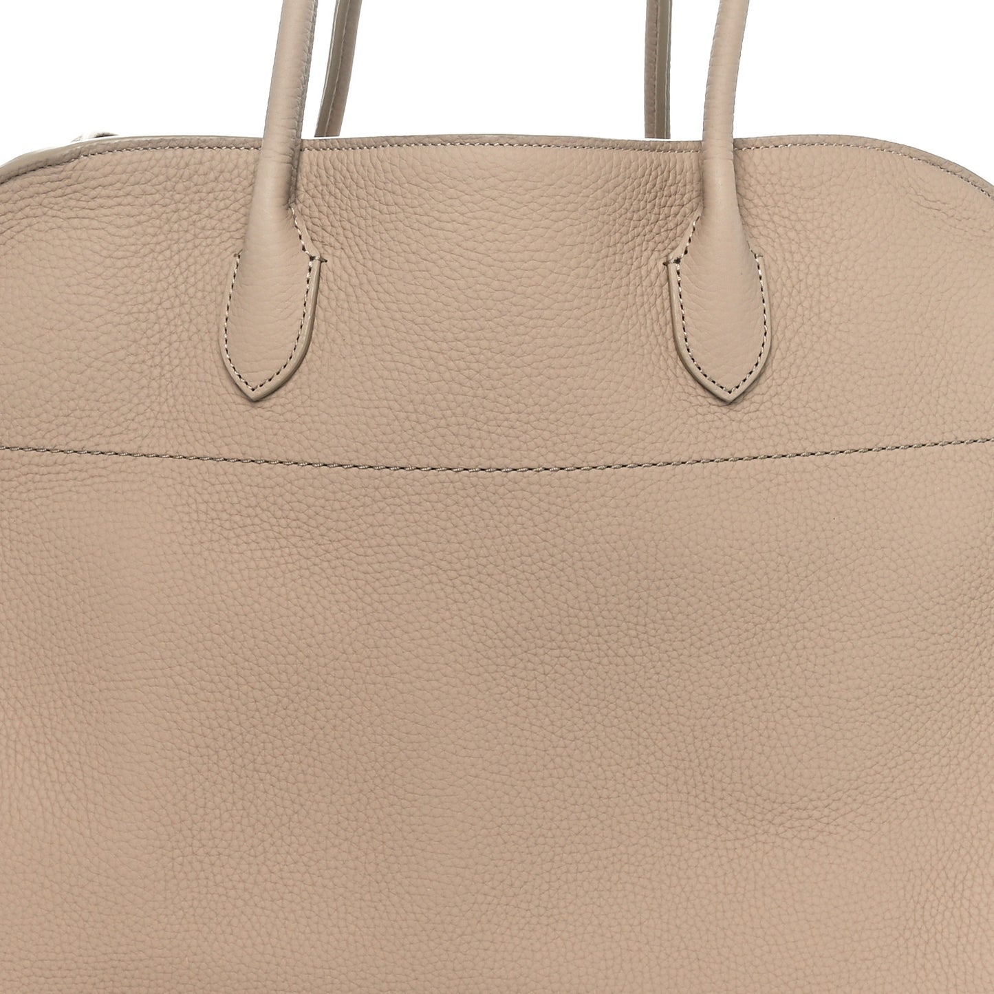 Matte Grained Calfskin Soft Margaux 17 Dark Taupe