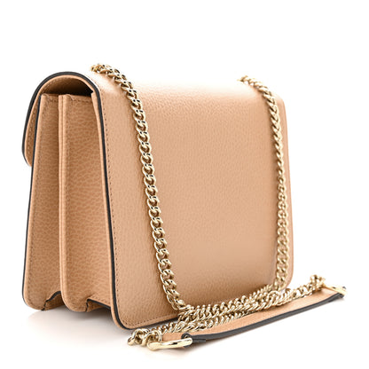Gucci Dollar Calfskin Small Interlocking G Shoulder Bag Camelia 3 of 10