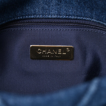 Chanel Denim Quilted Medium Chanel 19 Flap Blue 6 of 11