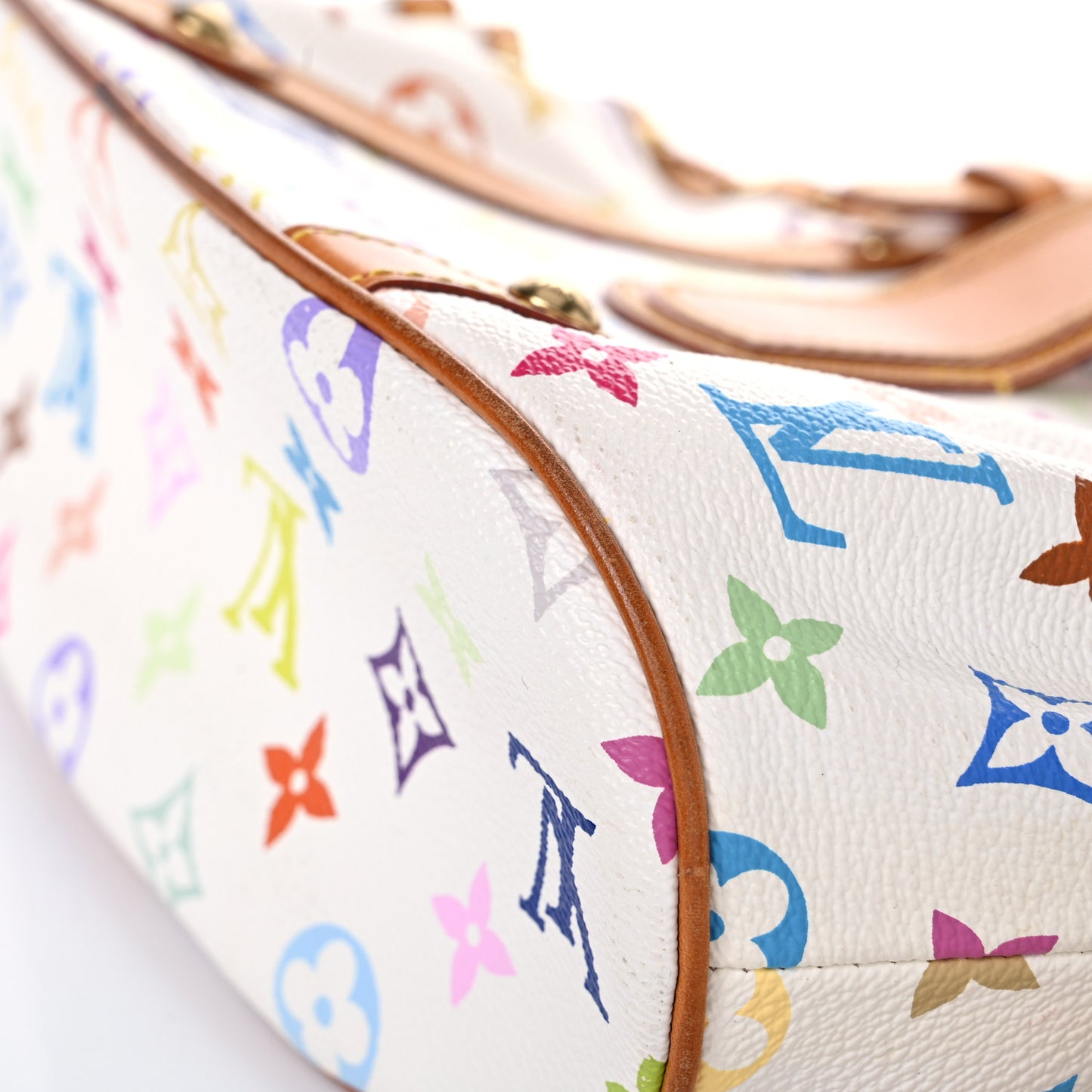 Monogram Multicolor Theda GM White