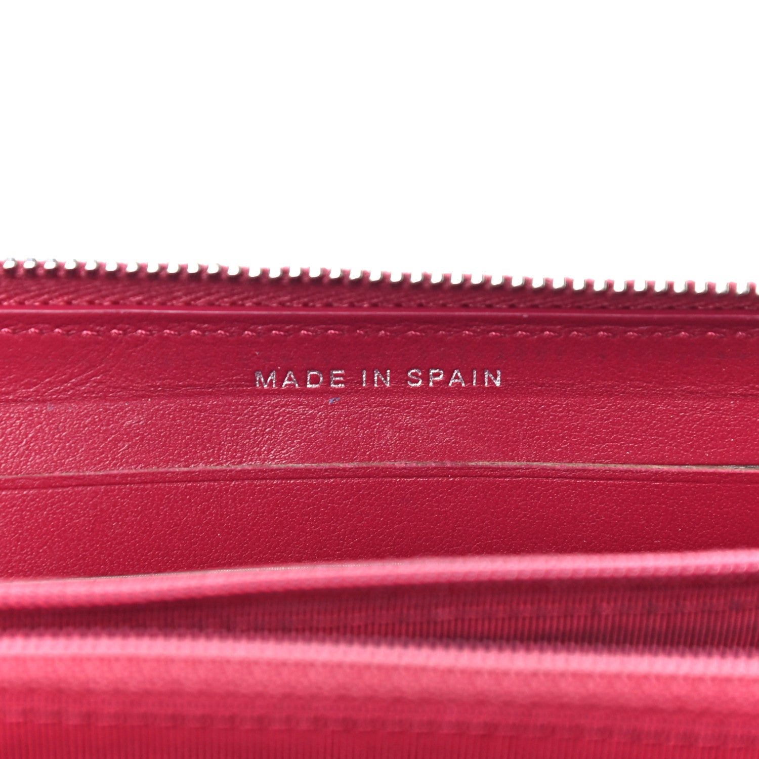 Chanel Caviar Quilted Medium Zip Around Wallet Red 7 of 21