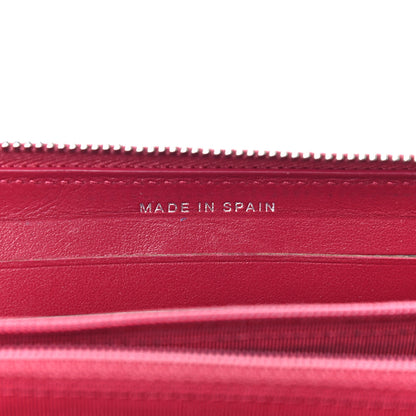 Chanel Caviar Quilted Medium Zip Around Wallet Red 7 of 21