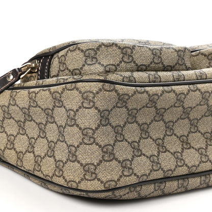 Gucci GG Plus Monogram Front Pocket Messenger Dark Brown 9 of 10