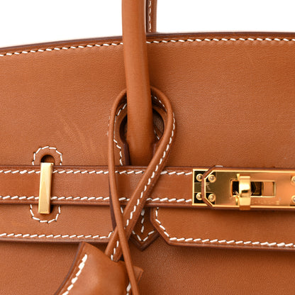 Hermes Natural Barenia Faubourg Birkin 25 Fauve 11 of 13