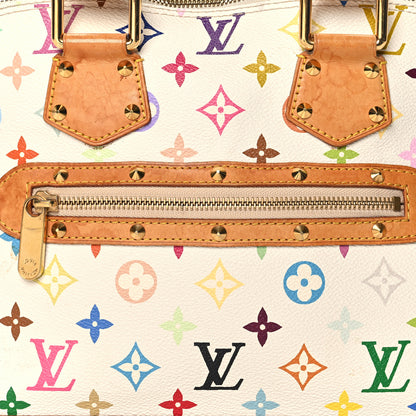 Louis Vuitton Monogram Multicolor Alma White 7 of 12