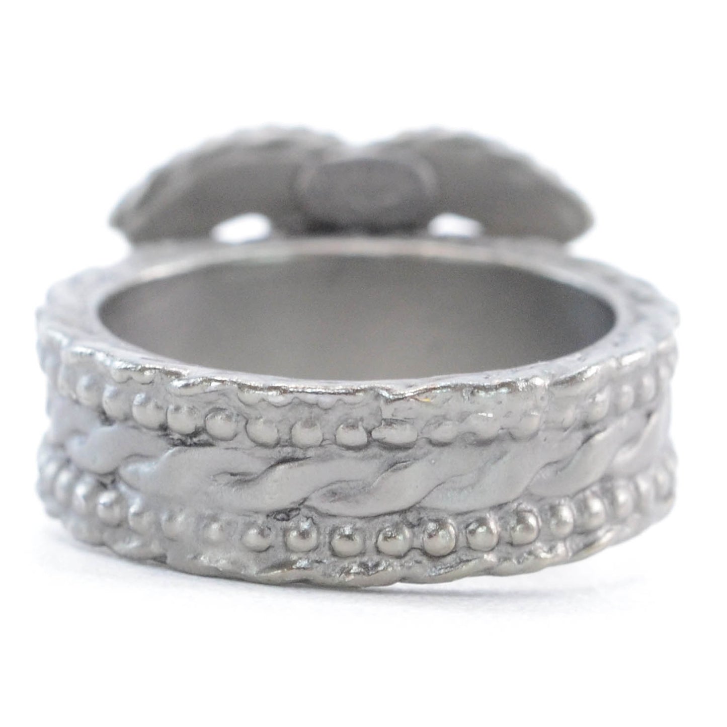 Metal Glitter Enamel CC Ring 6