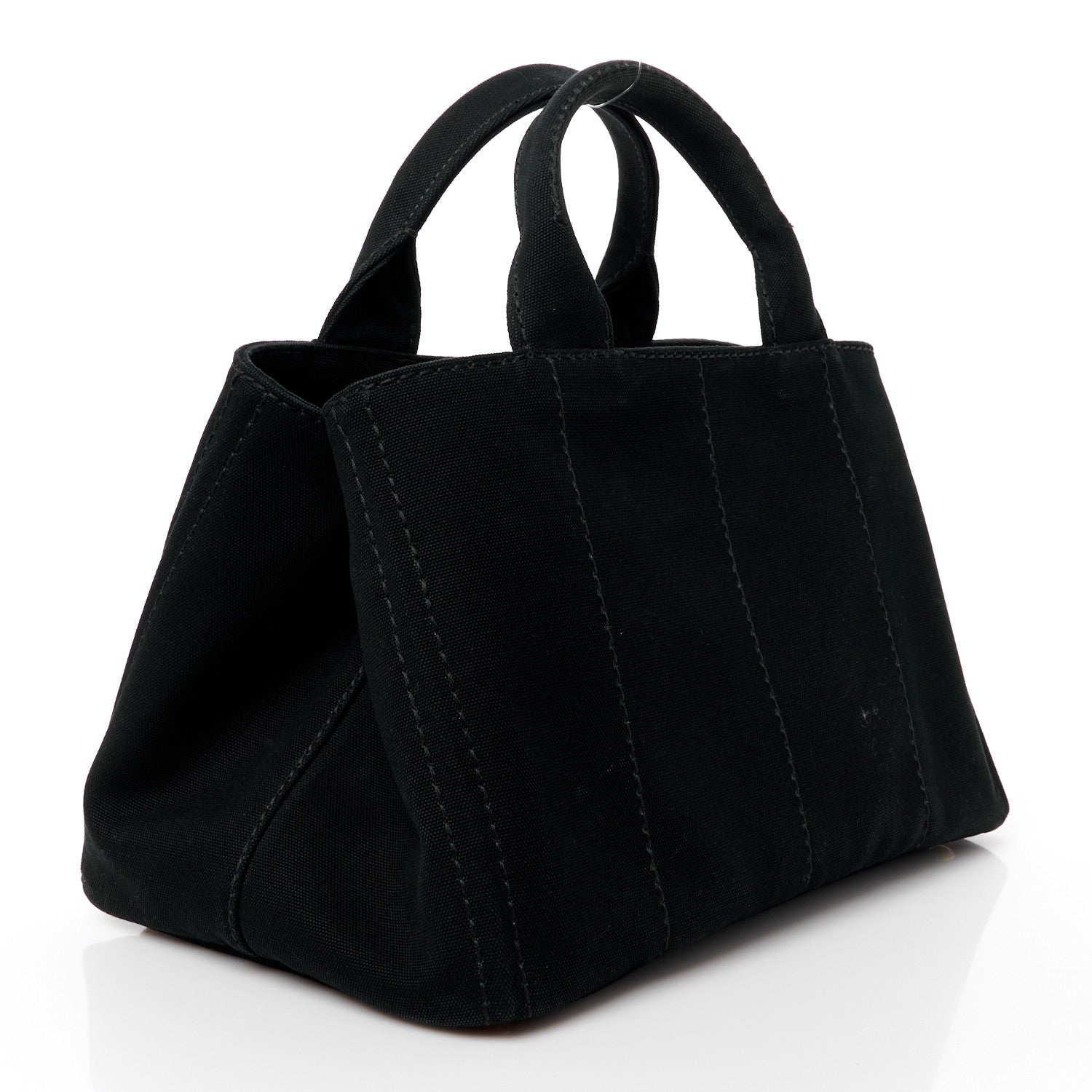 Prada Canapa Logo Tote Black 3 of 17