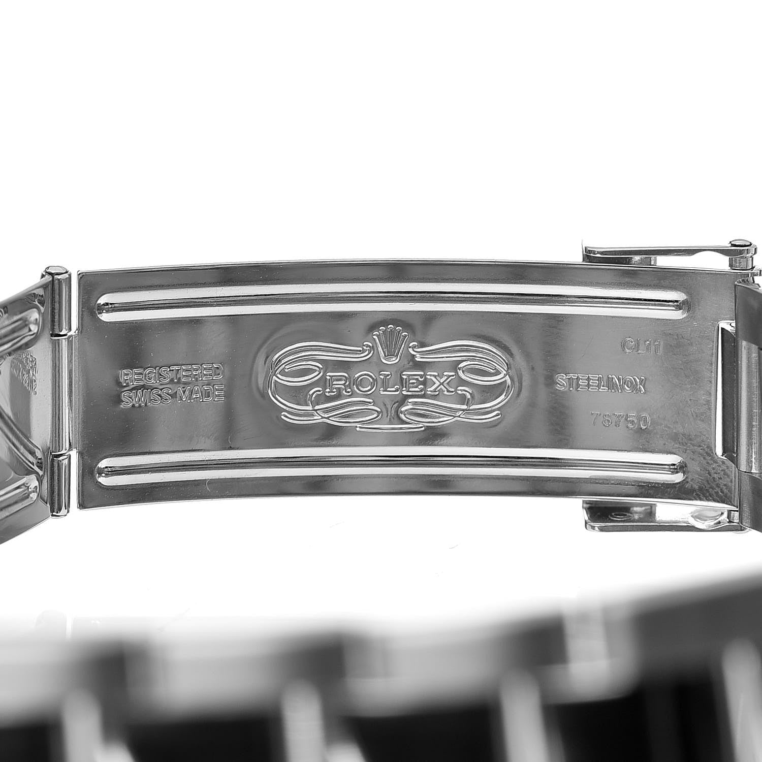 Rolex Stainless Steel Platinum 35mm Yacht-Master Watch Silver 168622 7 of 7