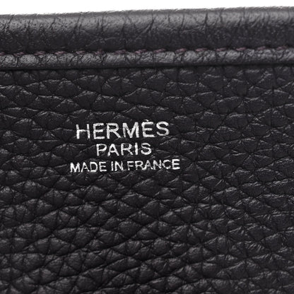 Hermes Taurillon Clemence Evelyne III PM Prunoir 6 of 14