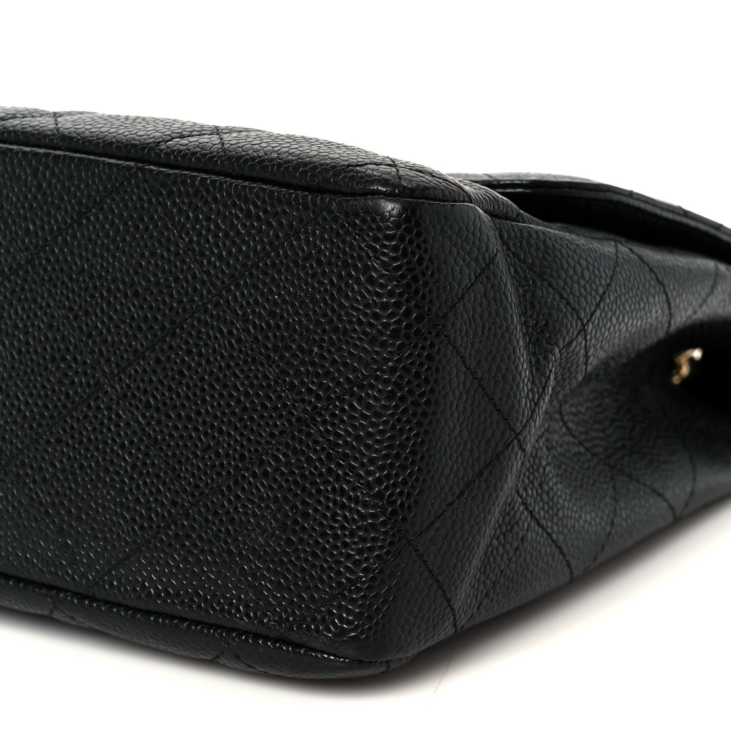 Chanel Caviar Quilted Jumbo Single Flap Black 11 of 11